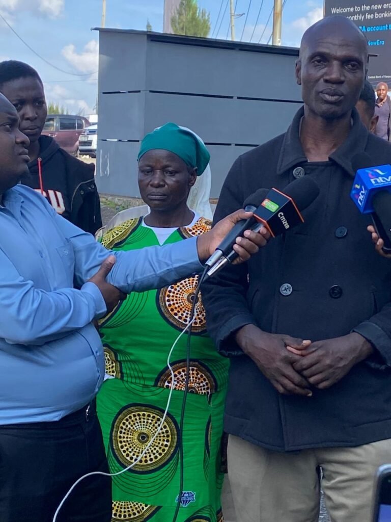 family of jack adressing media after the autopsy